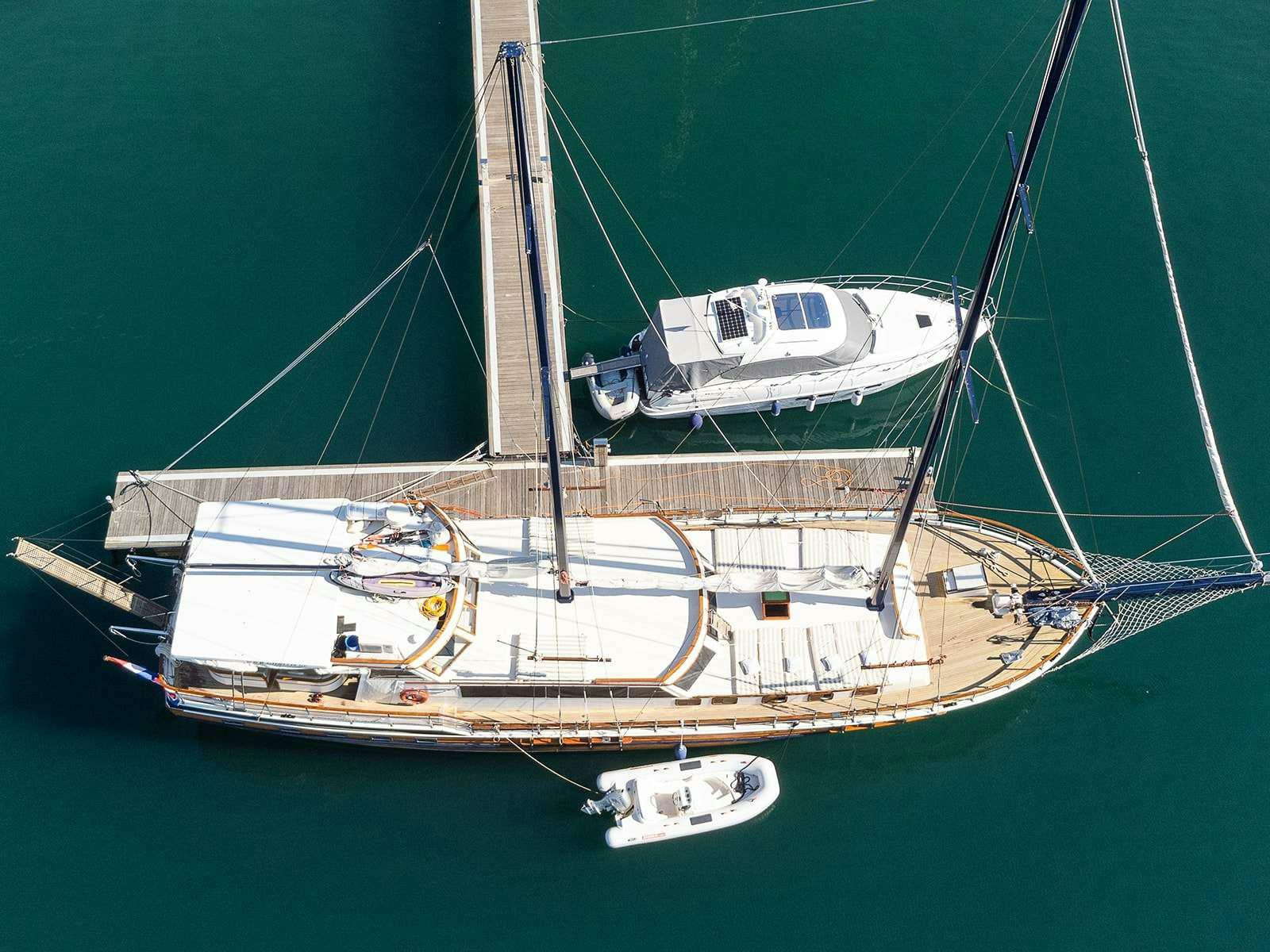 a boat on the water aboard Gulet Gardelin Yacht for Charter