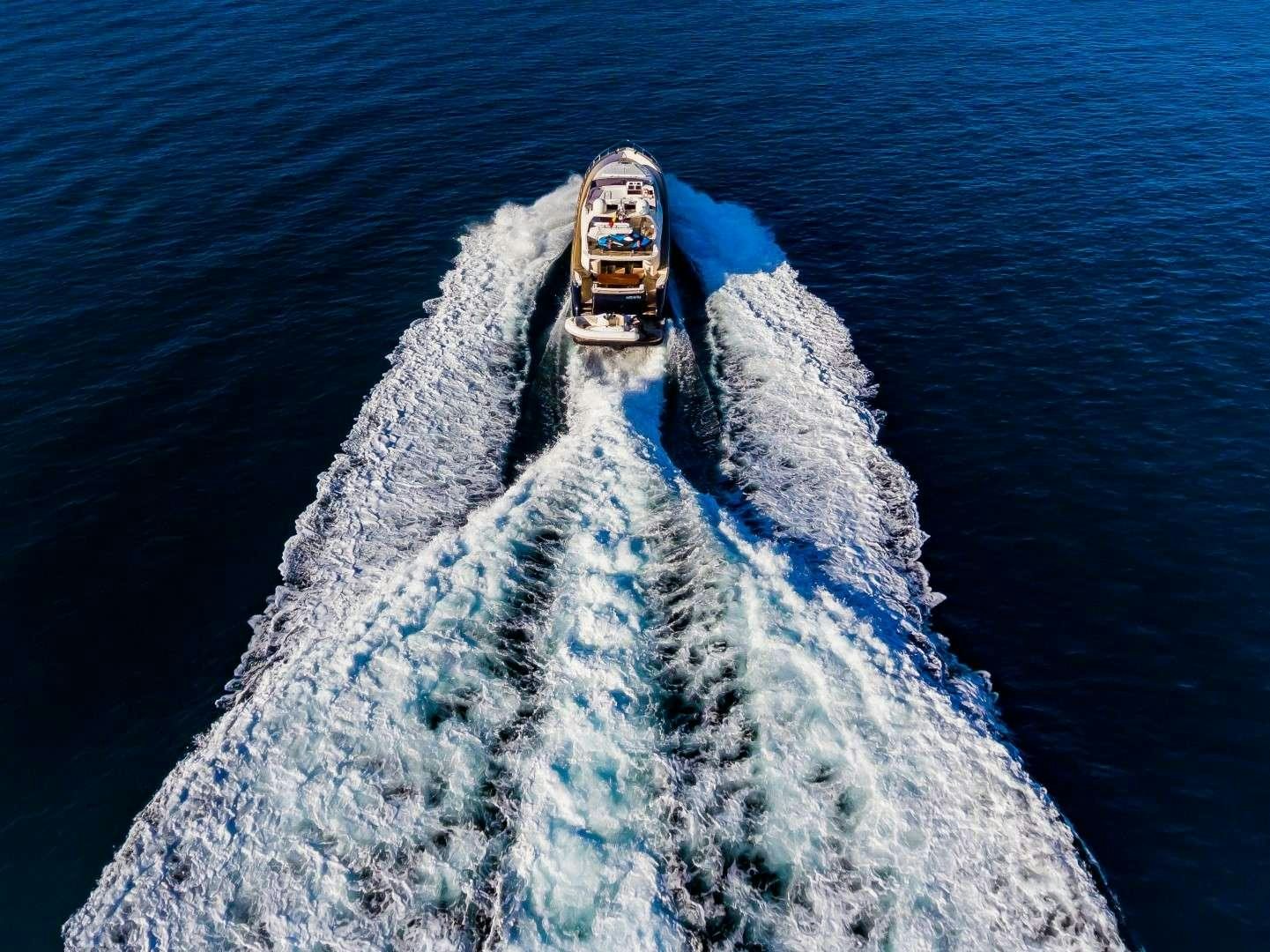a submarine in the water aboard SECRET LIFE Yacht for Charter