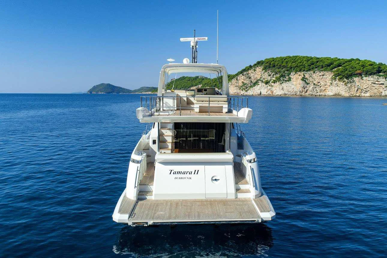a boat in the water aboard TAMARA II Yacht for Charter