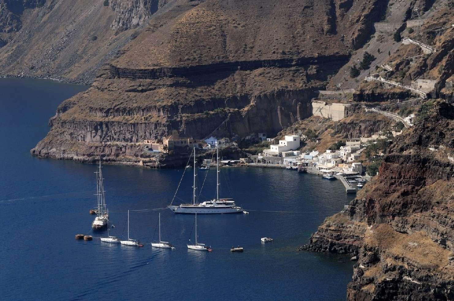 boats in the water aboard PAN ORAMA II Yacht for Charter