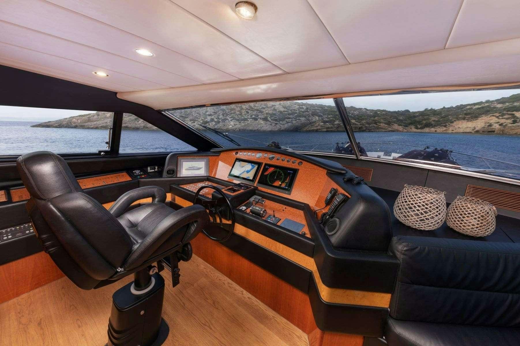 inside of a boat aboard ANNOUKA Yacht for Charter