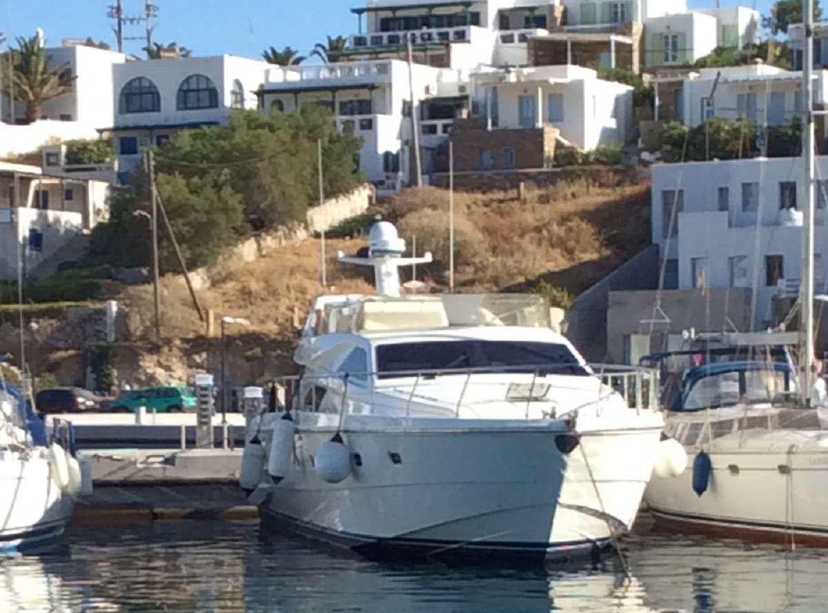 boats docked in a harbor aboard PALMYRA Yacht for Charter