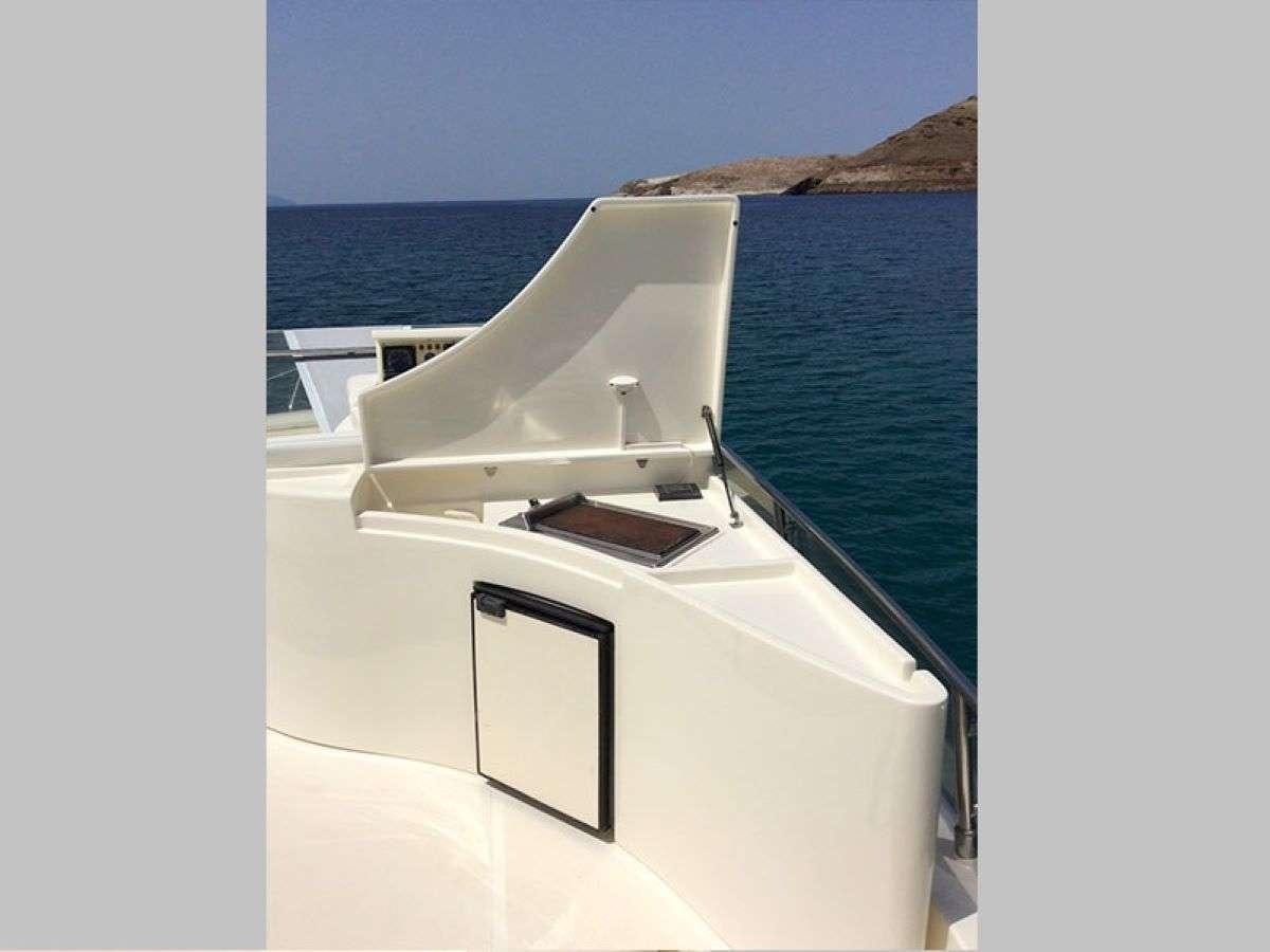 a boat on the water aboard PALMYRA Yacht for Charter