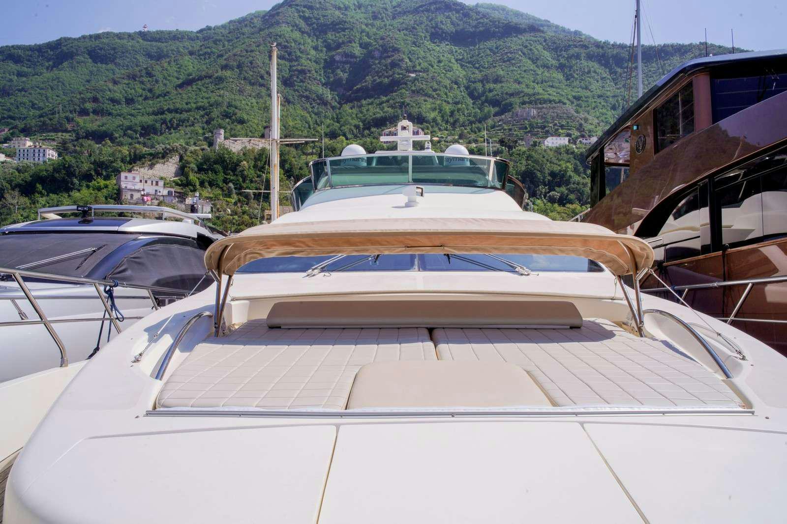 a boat on the water aboard FOR EVER ROSANNA Yacht for Charter