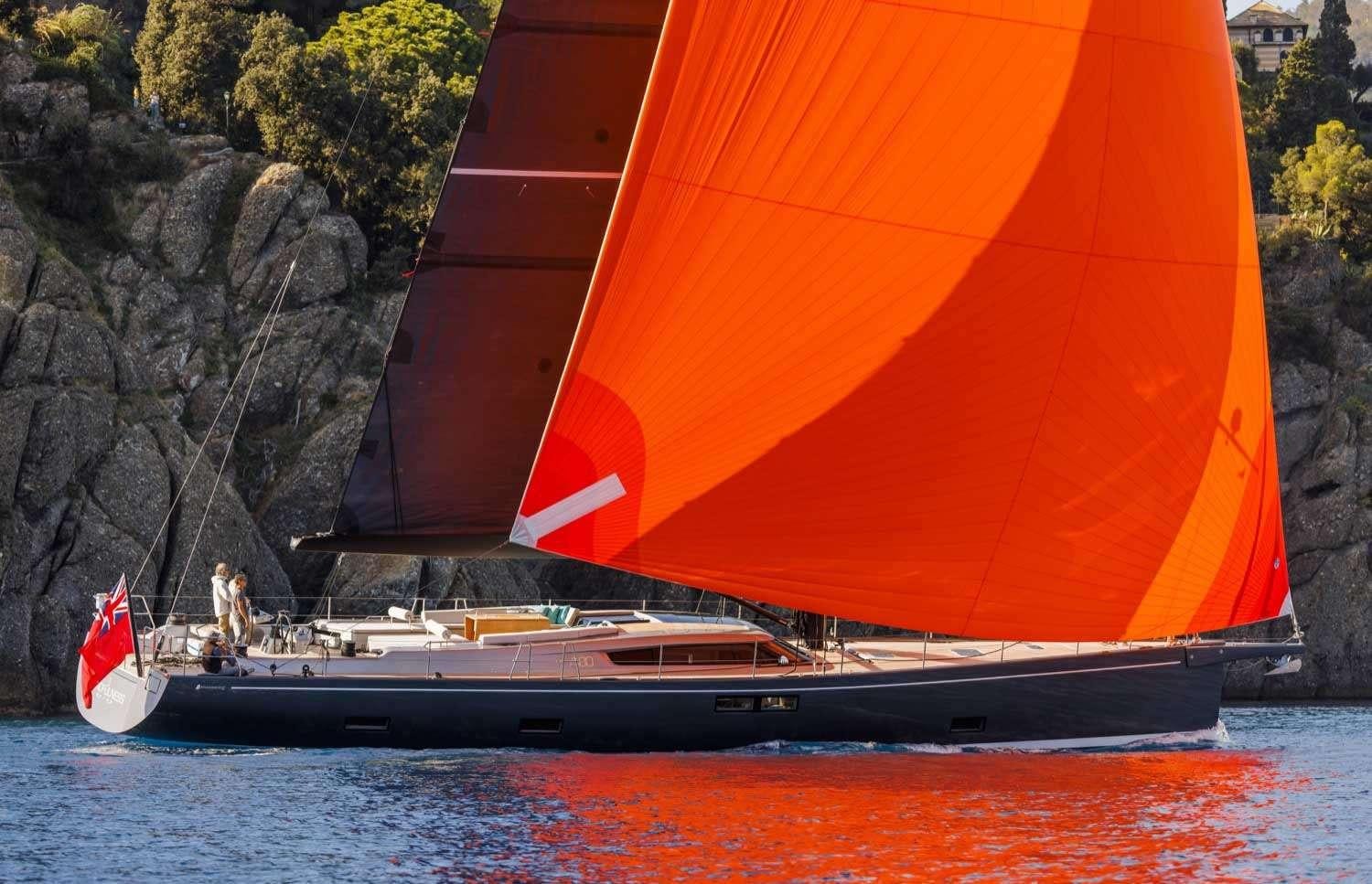 a boat sailing on a river aboard MINDFULNESS Yacht for Charter