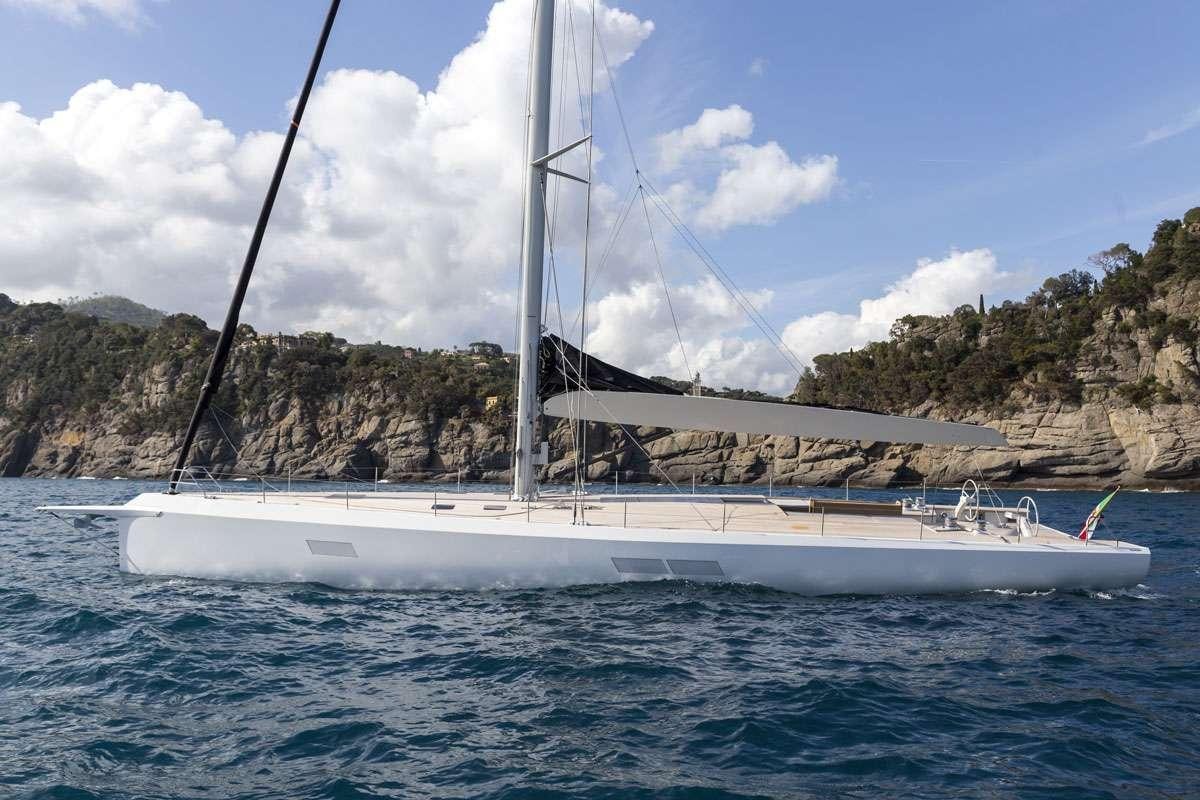 a boat on the water aboard KARMA Yacht for Charter