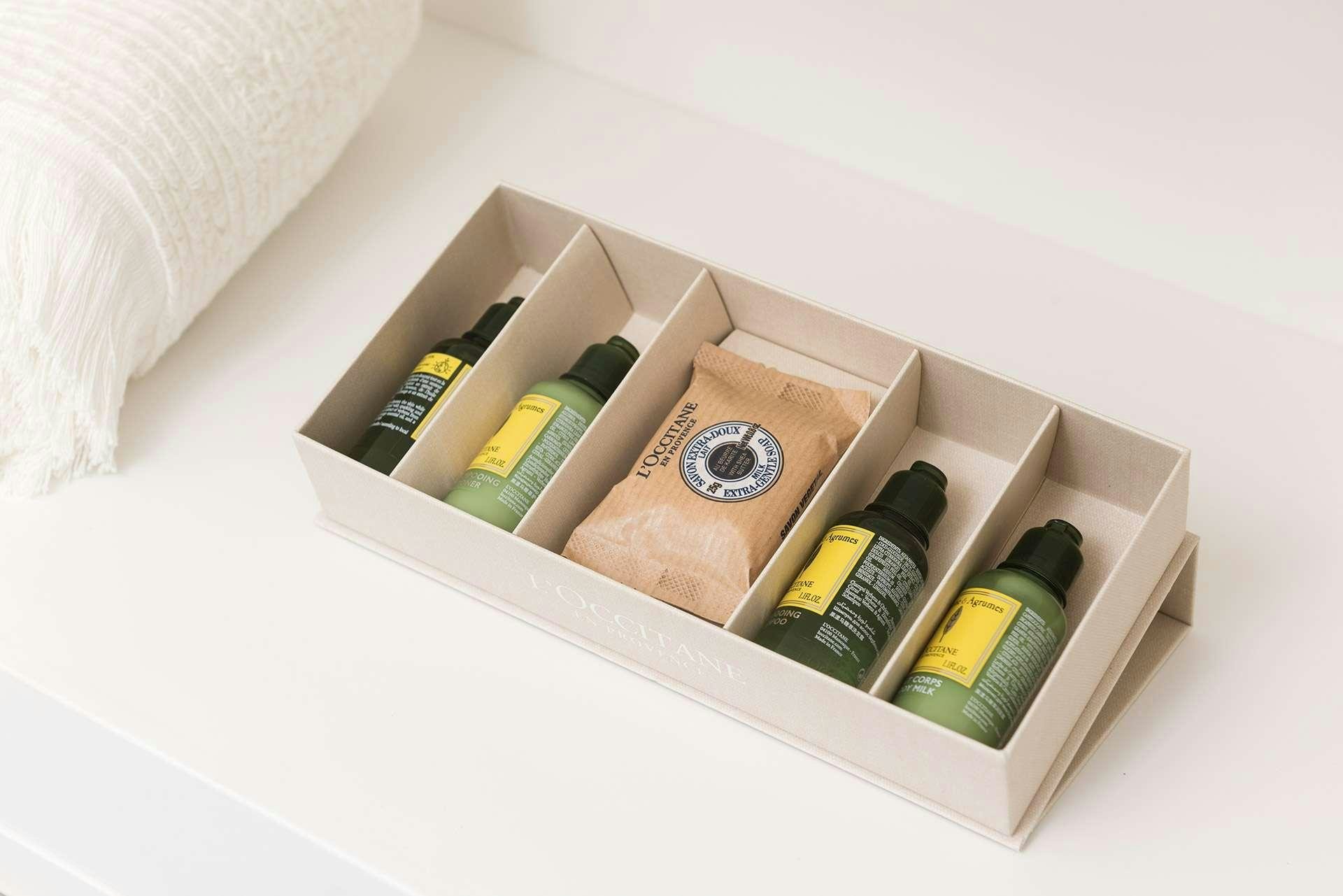 a box of food aboard SERENAD A Yacht for Charter