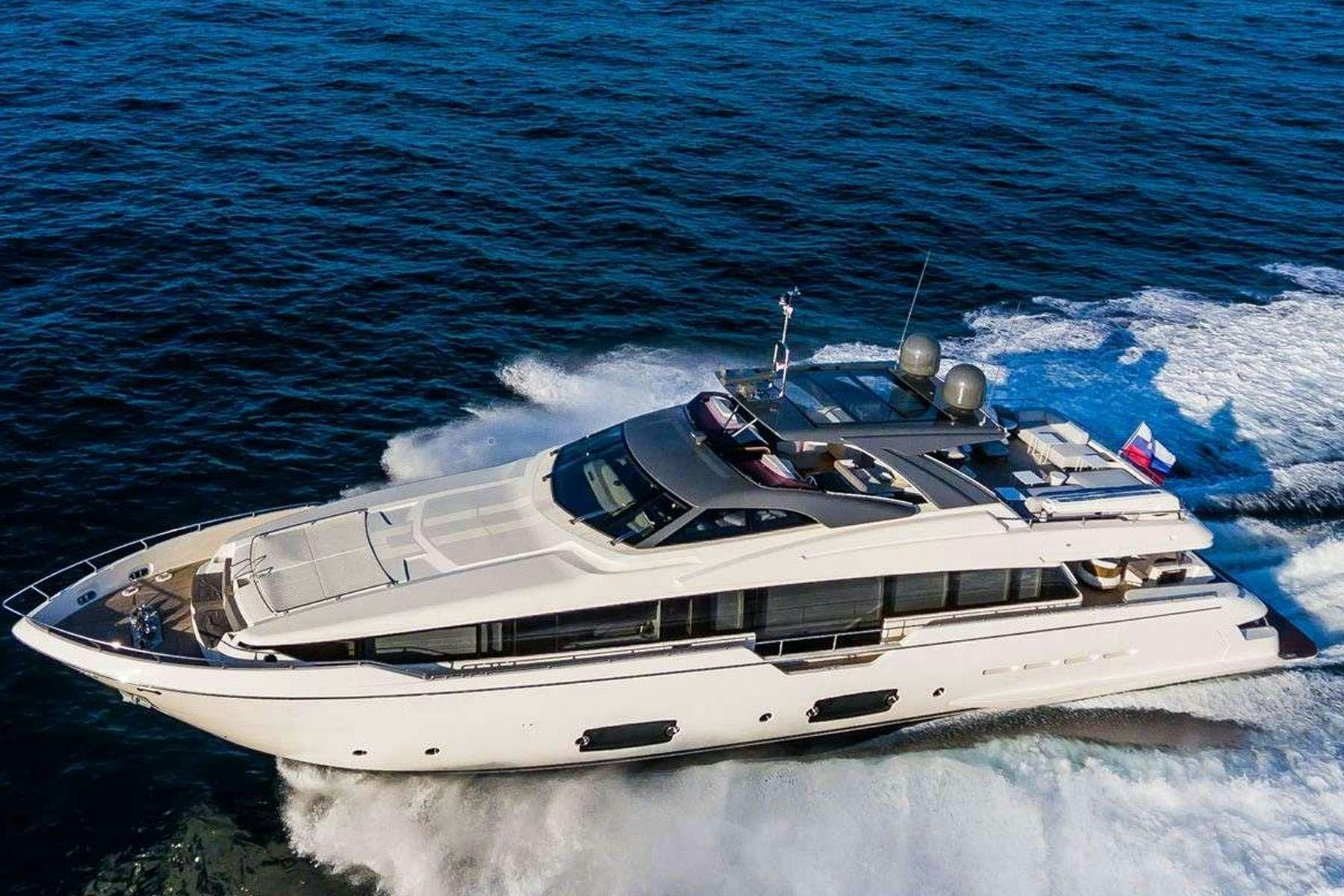 a boat on the water aboard DAMARI Yacht for Charter