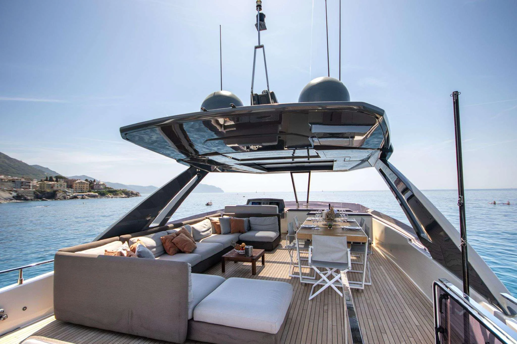 a boat on the water aboard E3 Yacht for Charter