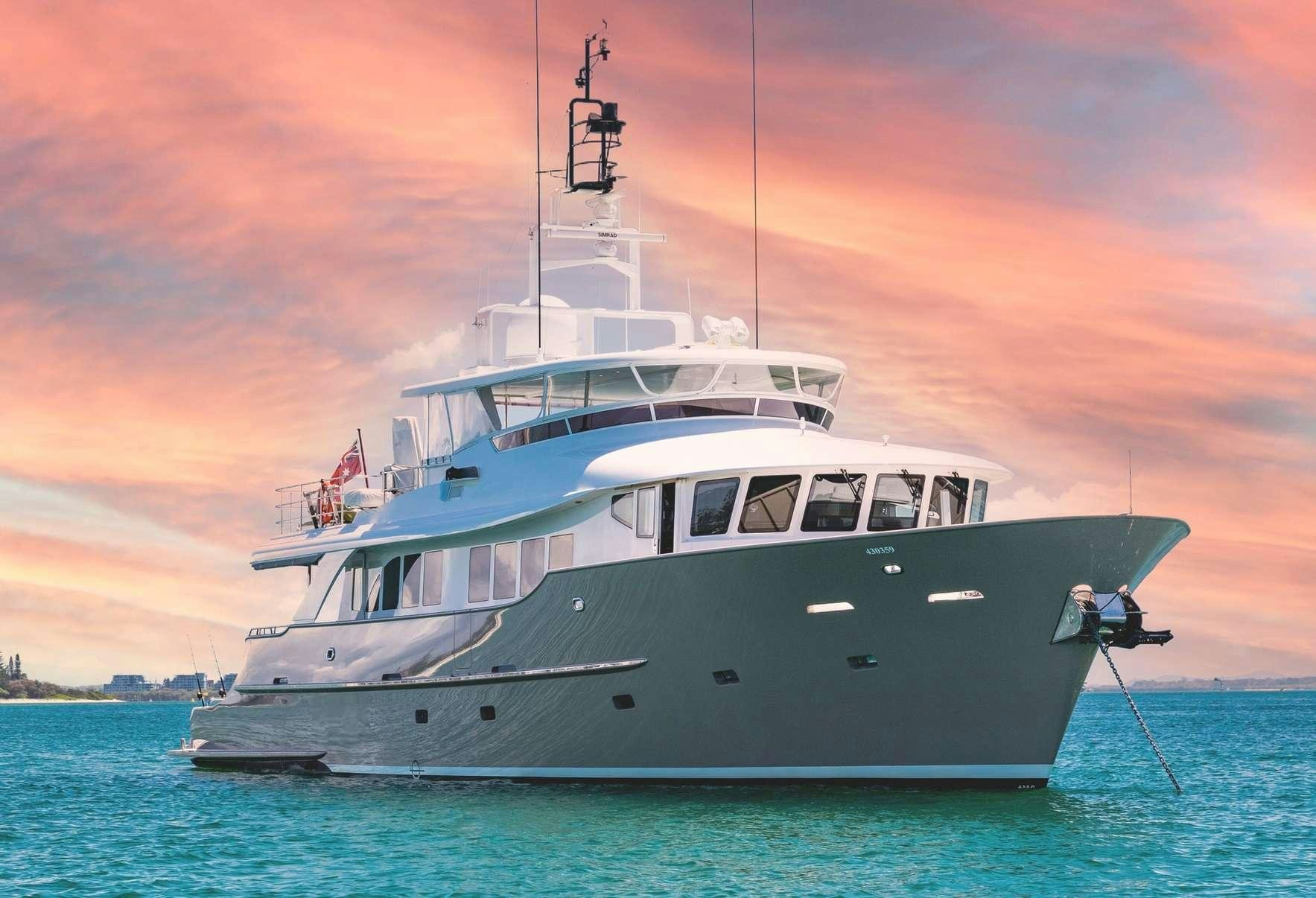 a boat in the water aboard TEXAS T Yacht for Charter