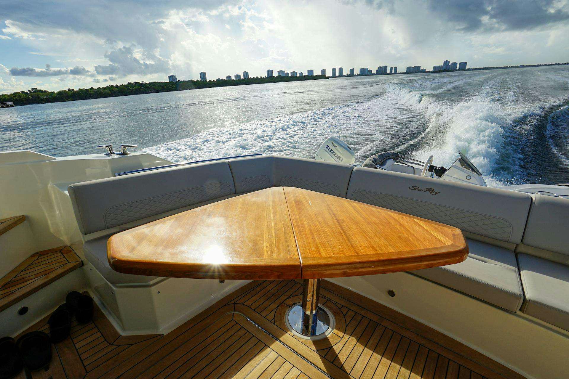 a boat on the water aboard ISLANDER Yacht for Charter