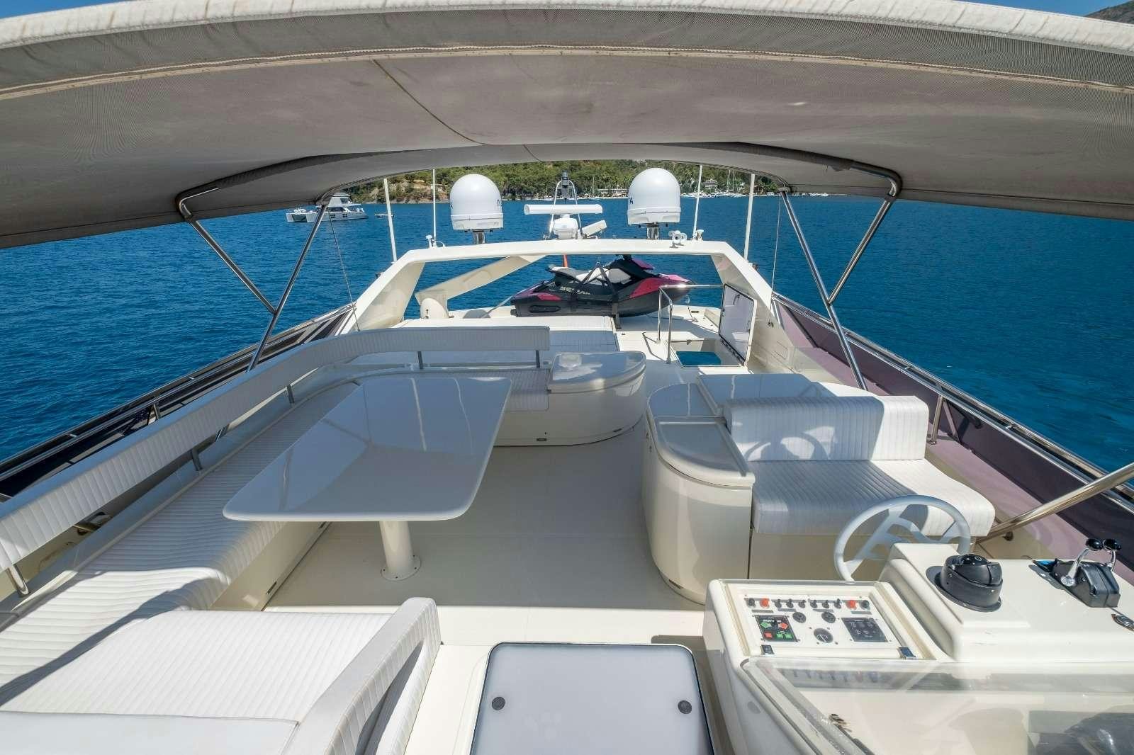 a boat on the water aboard MIO AMORE Yacht for Charter