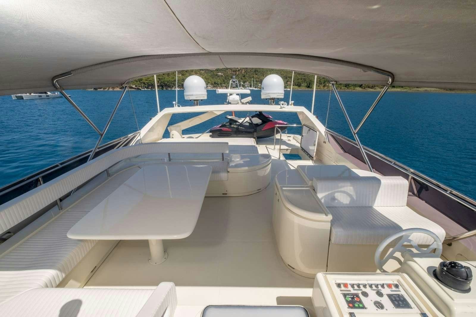 a boat on the water aboard MIO AMORE Yacht for Charter