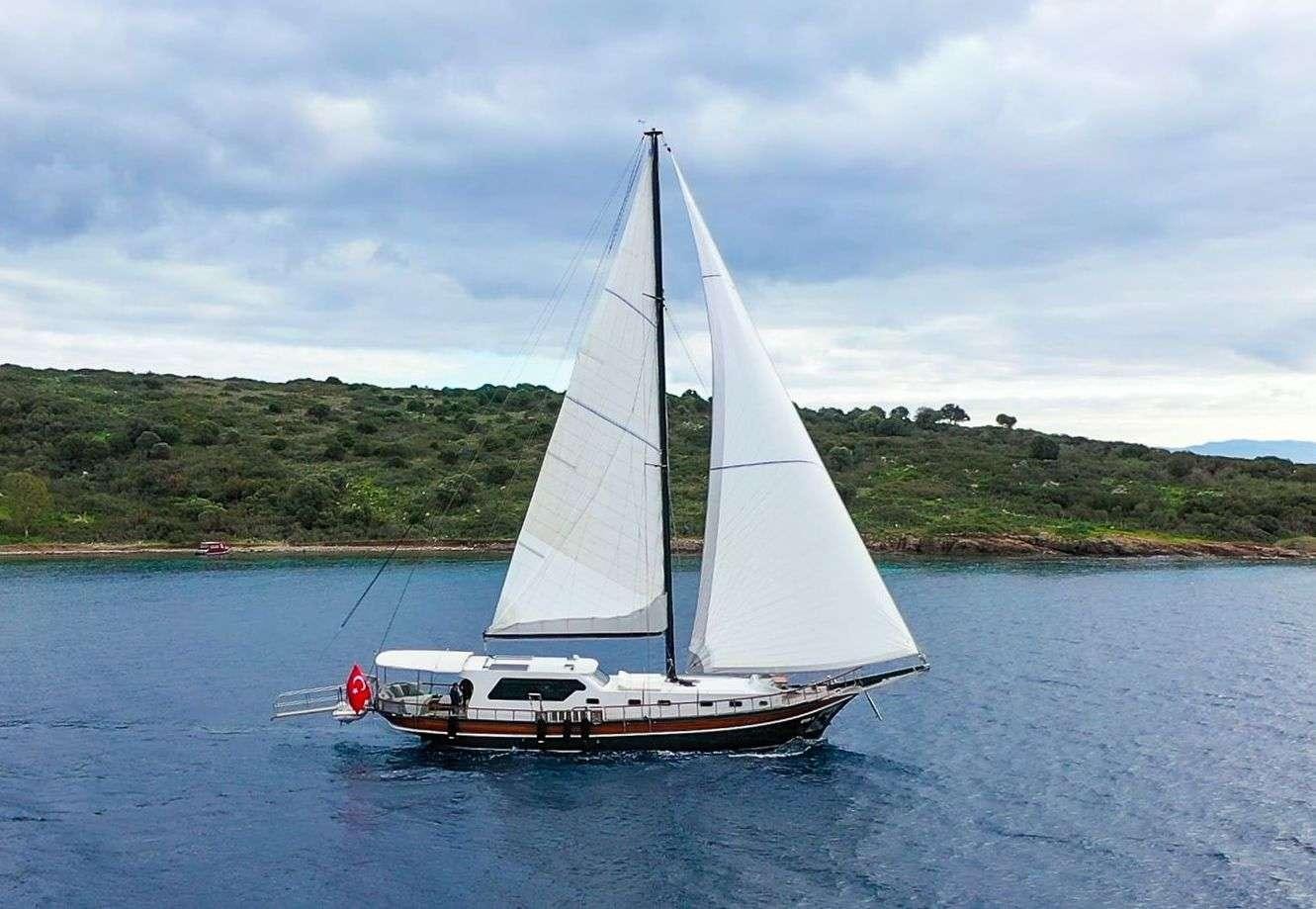 a sailboat on the water aboard ESER 1 Yacht for Charter