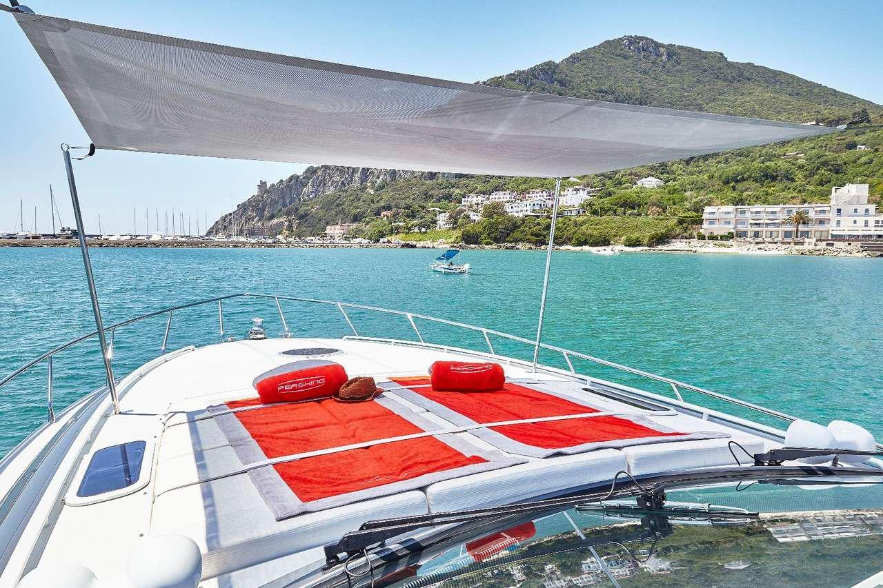a boat on the water aboard SOPHIA Yacht for Charter