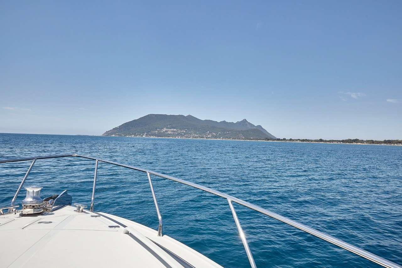 a boat on the water aboard SOPHIA Yacht for Charter