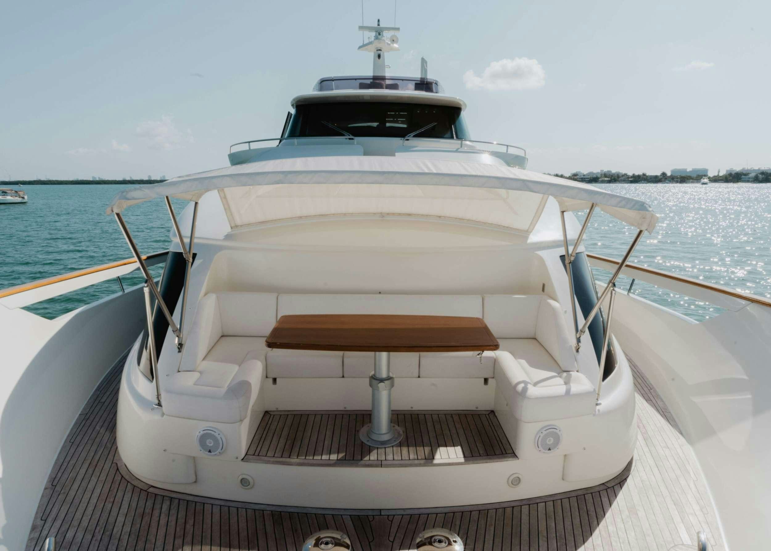 a boat on the water aboard BONUS ROUND Yacht for Charter
