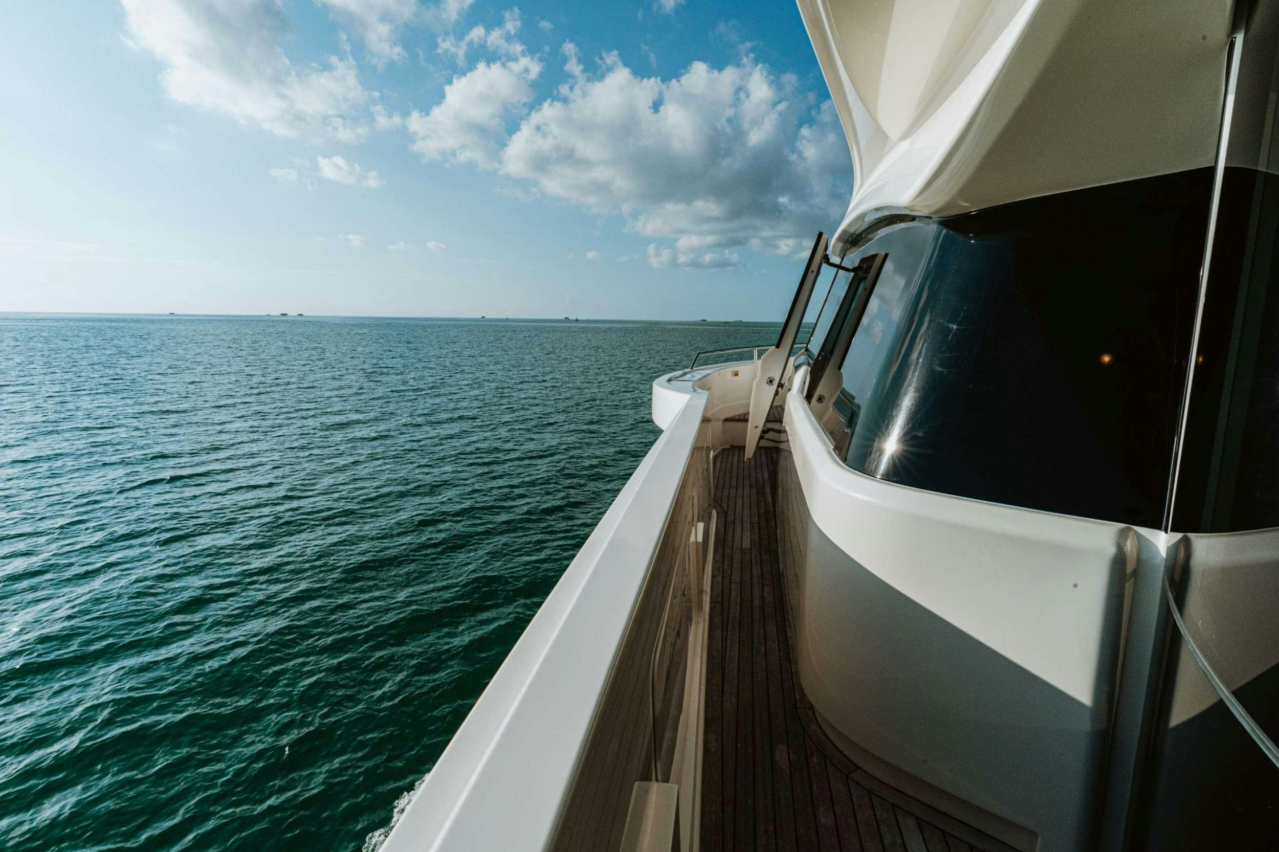 a boat on the water aboard BONUS ROUND Yacht for Charter