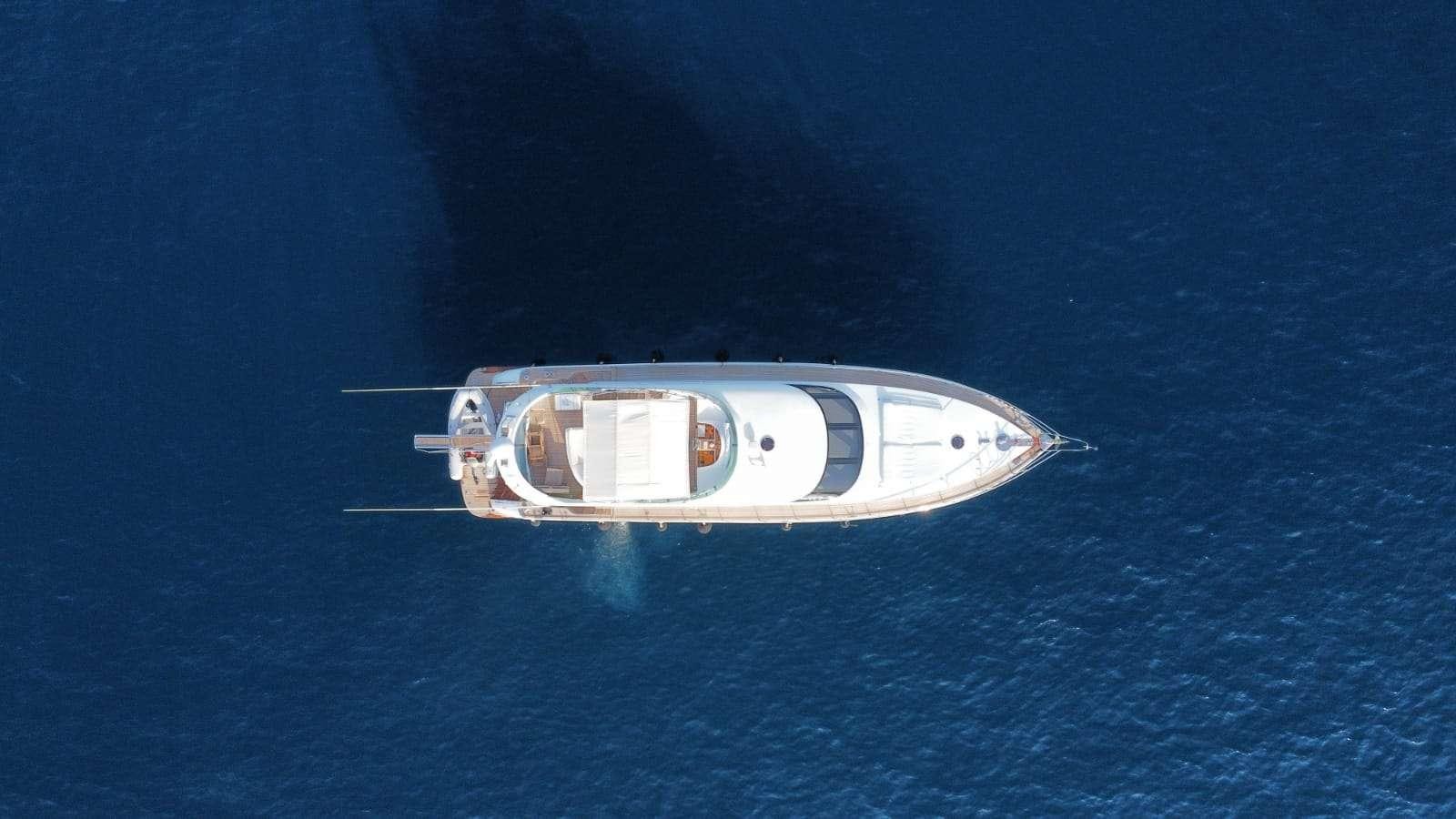 a boat in the water aboard SIROCCO Yacht for Charter
