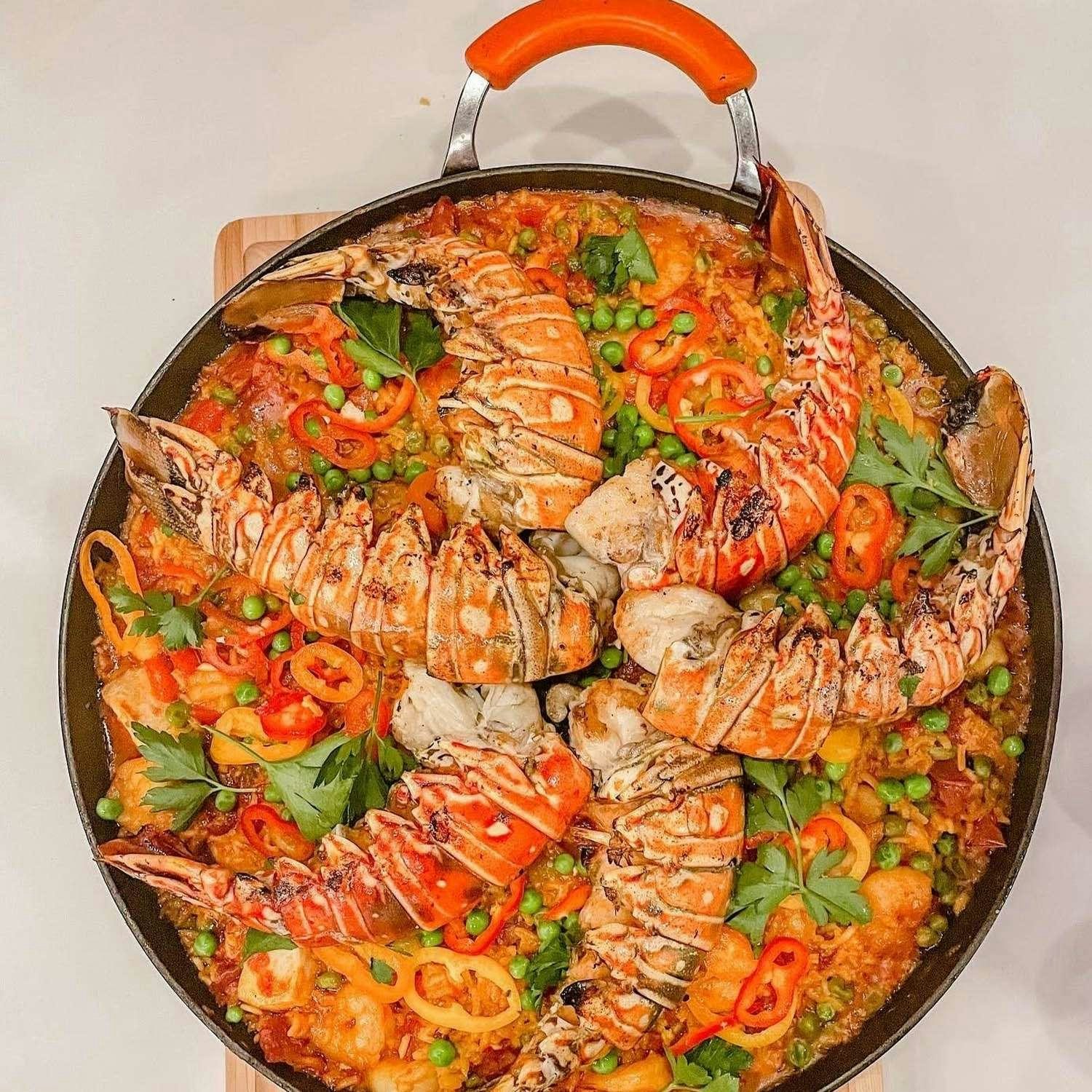 a bowl of food aboard GO TEAM Yacht for Charter