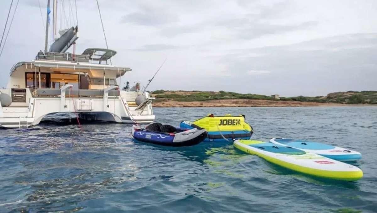 boats in the water aboard Daydreams Yacht for Charter
