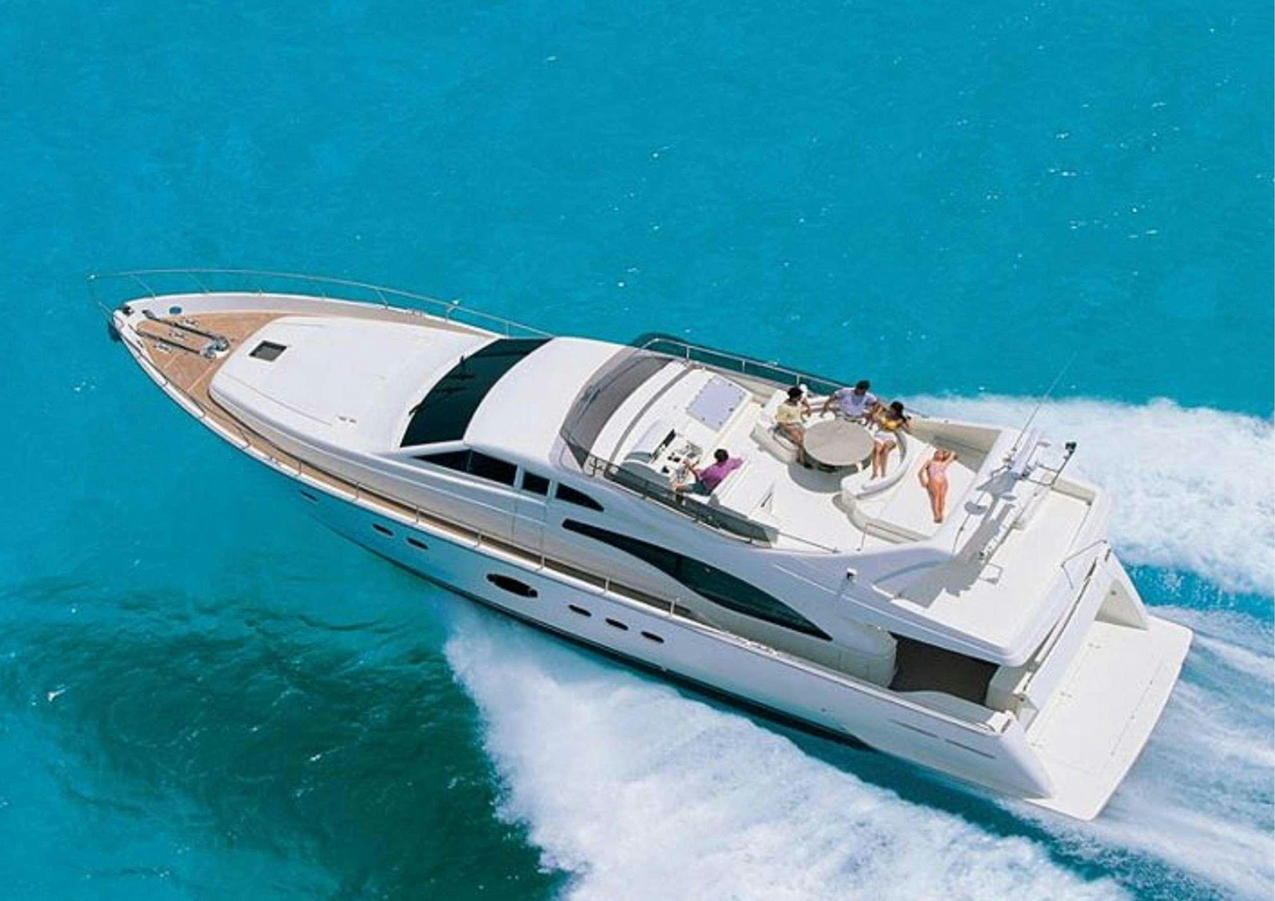 a boat on the water aboard SERENE Yacht for Charter