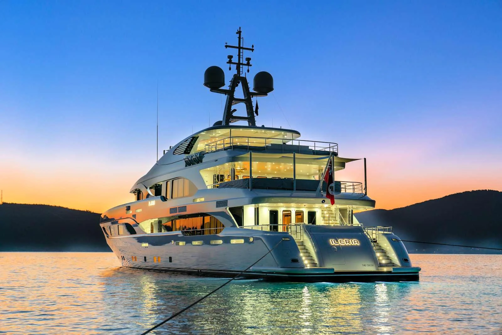 a boat on the water aboard IMMERSIVE Yacht for Charter