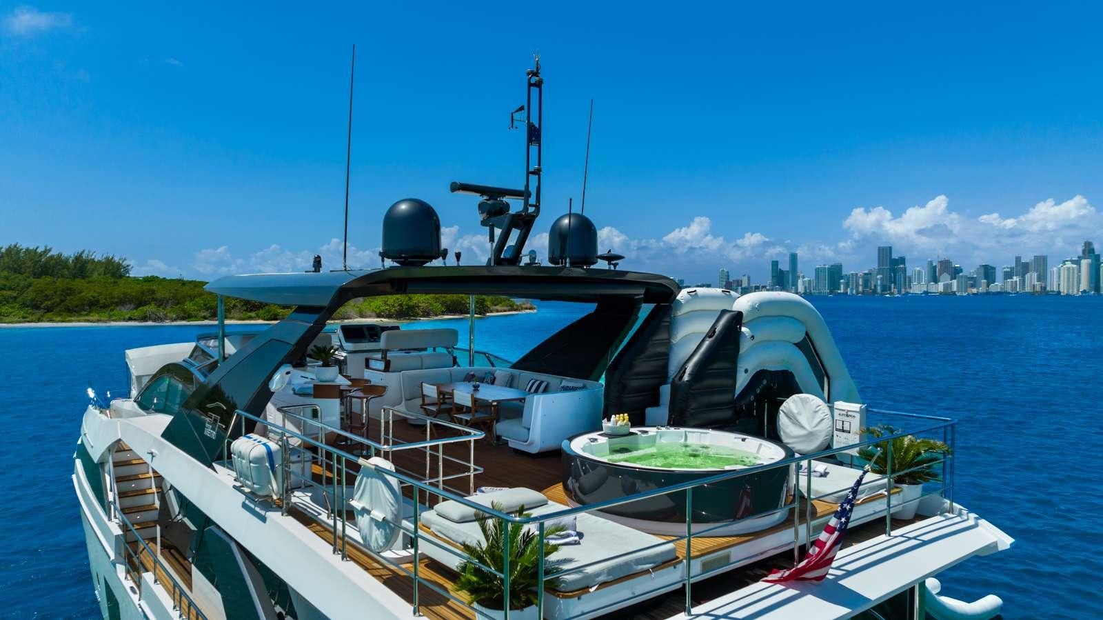 a boat on the water aboard RINA Yacht for Charter