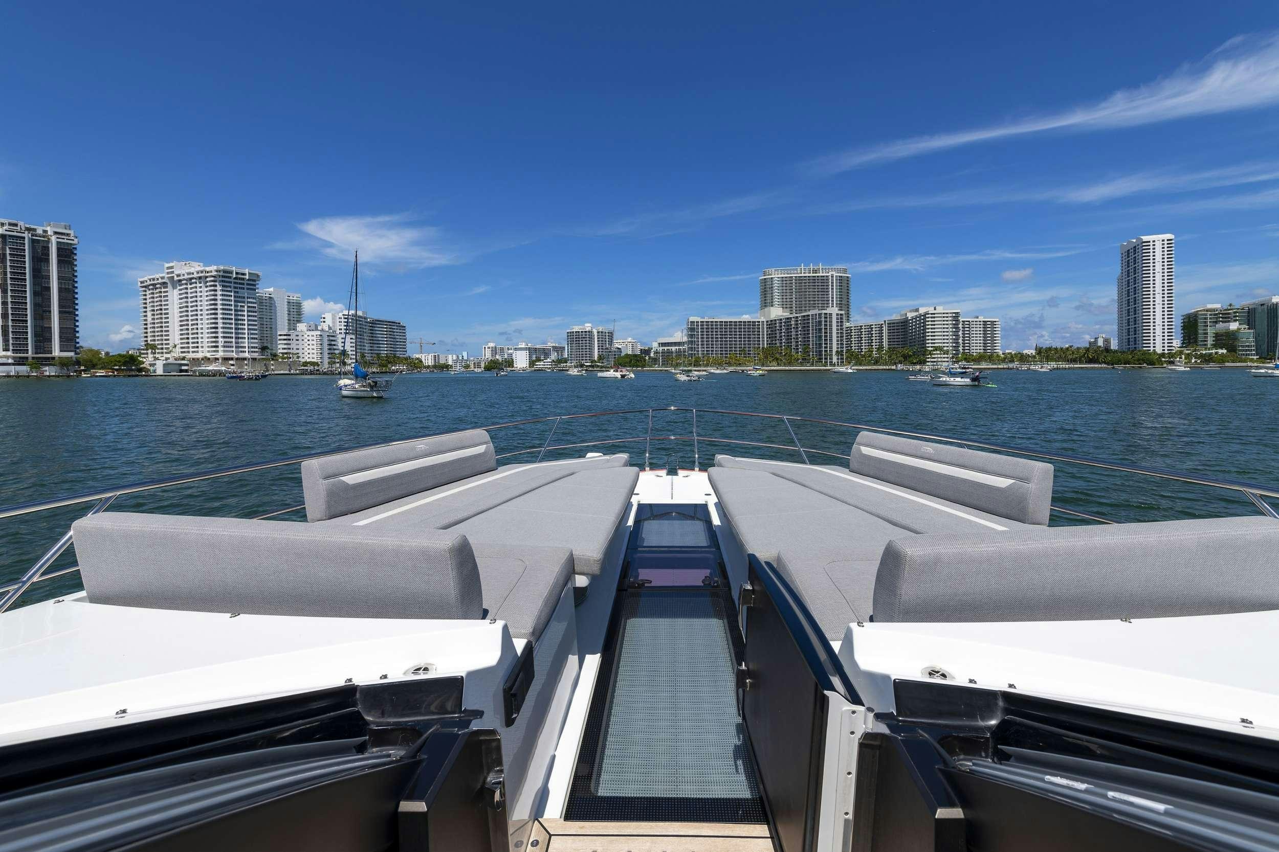 a boat on the water aboard CRYPTO LIFE Yacht for Charter