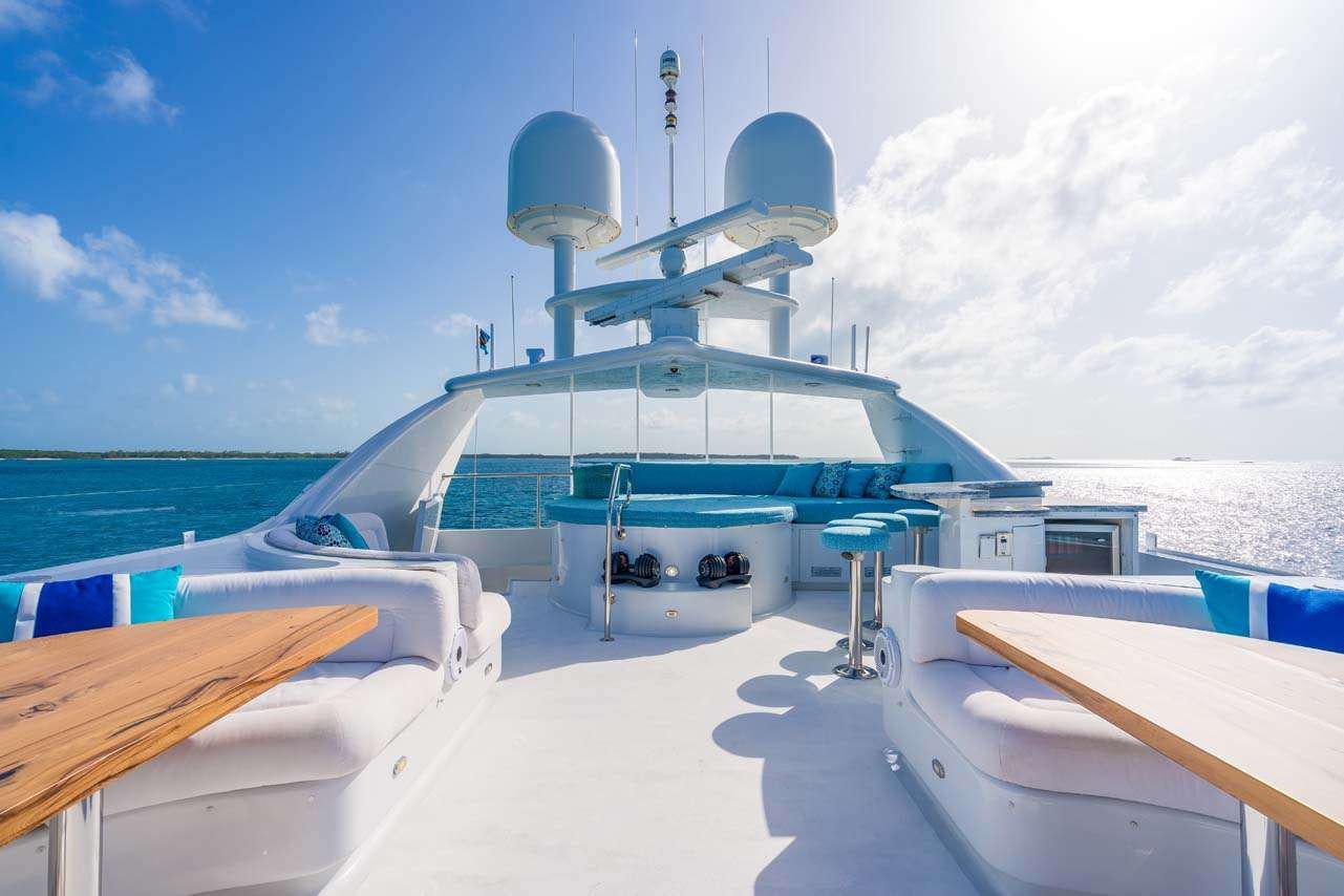 a boat on the water aboard CUPCAKE Yacht for Charter