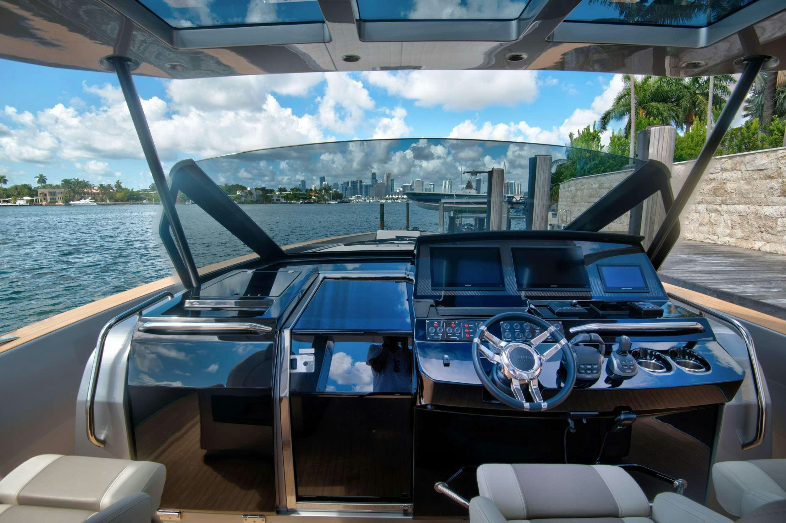 the inside of a boat aboard PARDO 50 Yacht for Charter