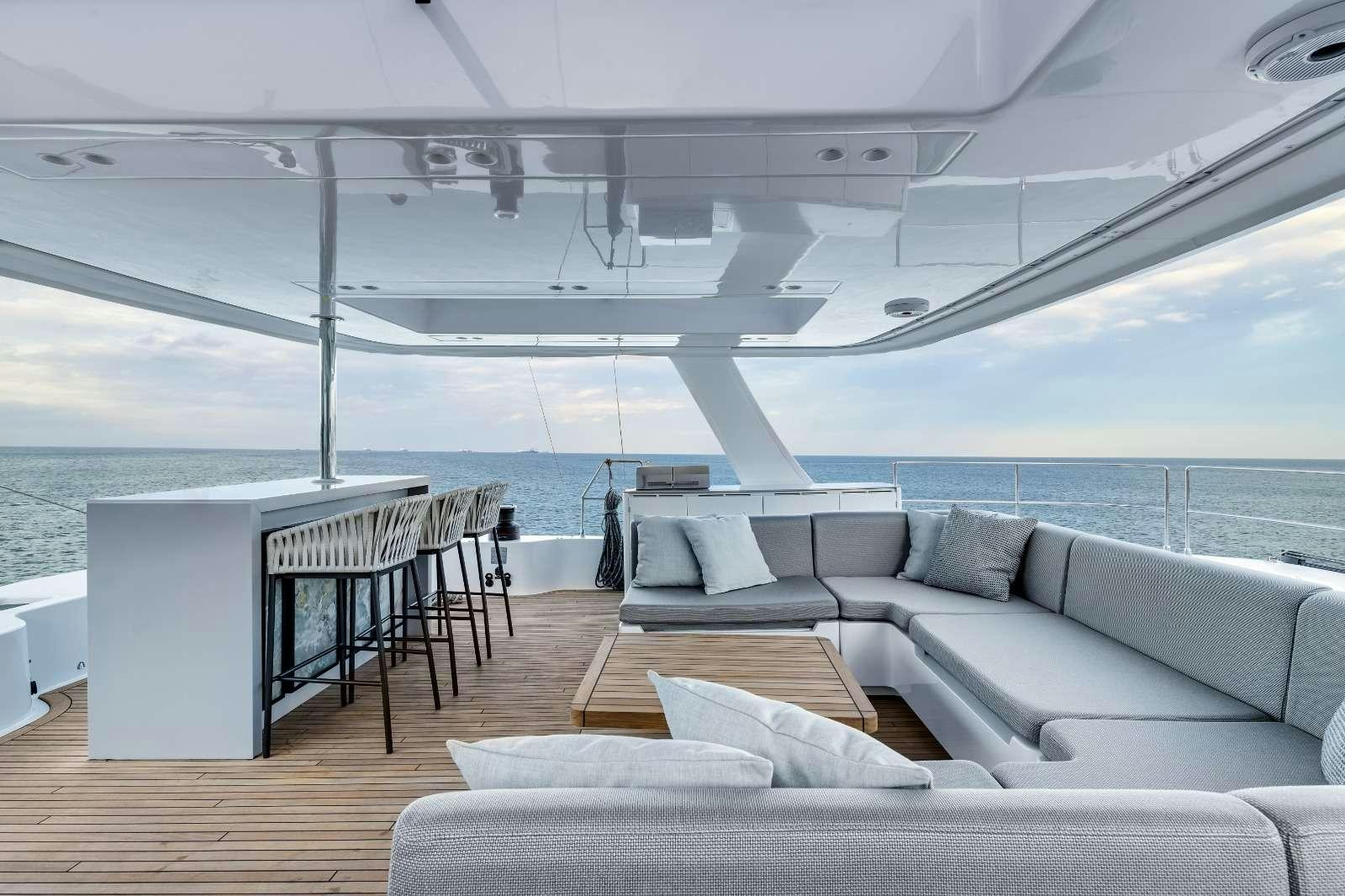 a boat on the water aboard AGATA BLU Yacht for Charter
