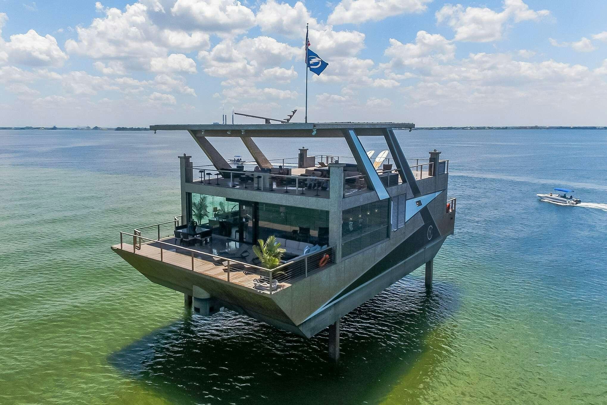 a boat on the water aboard MANSION YACHT Yacht for Charter