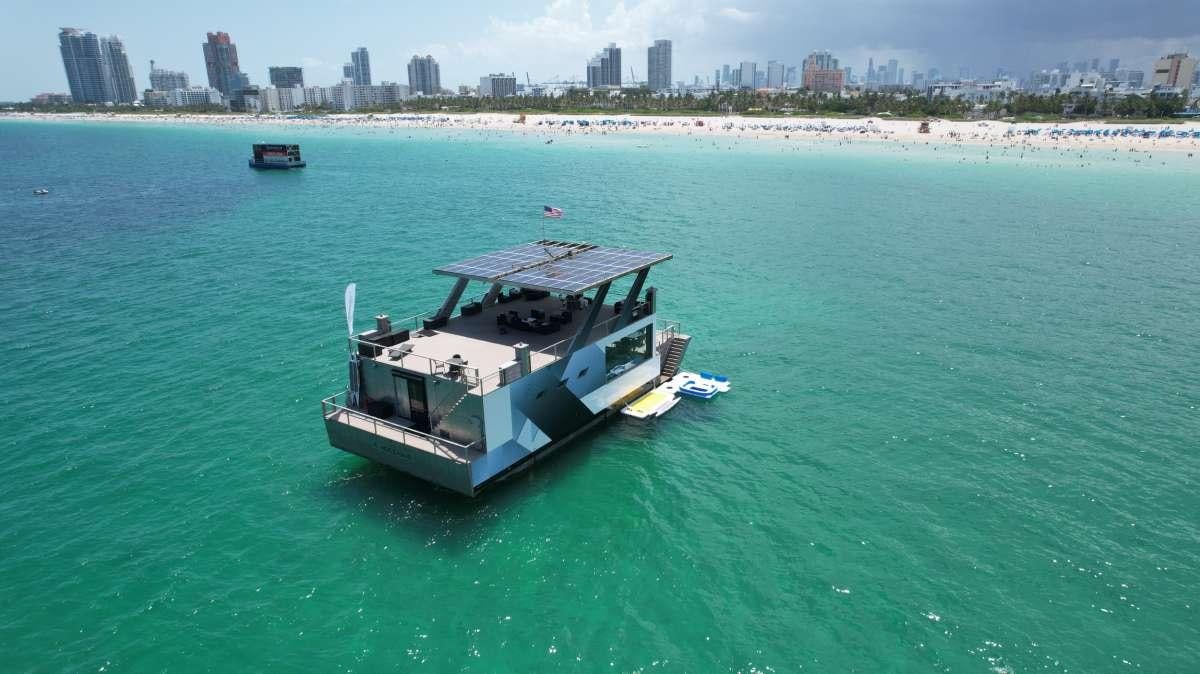 a boat in the water aboard MANSION YACHT Yacht for Charter
