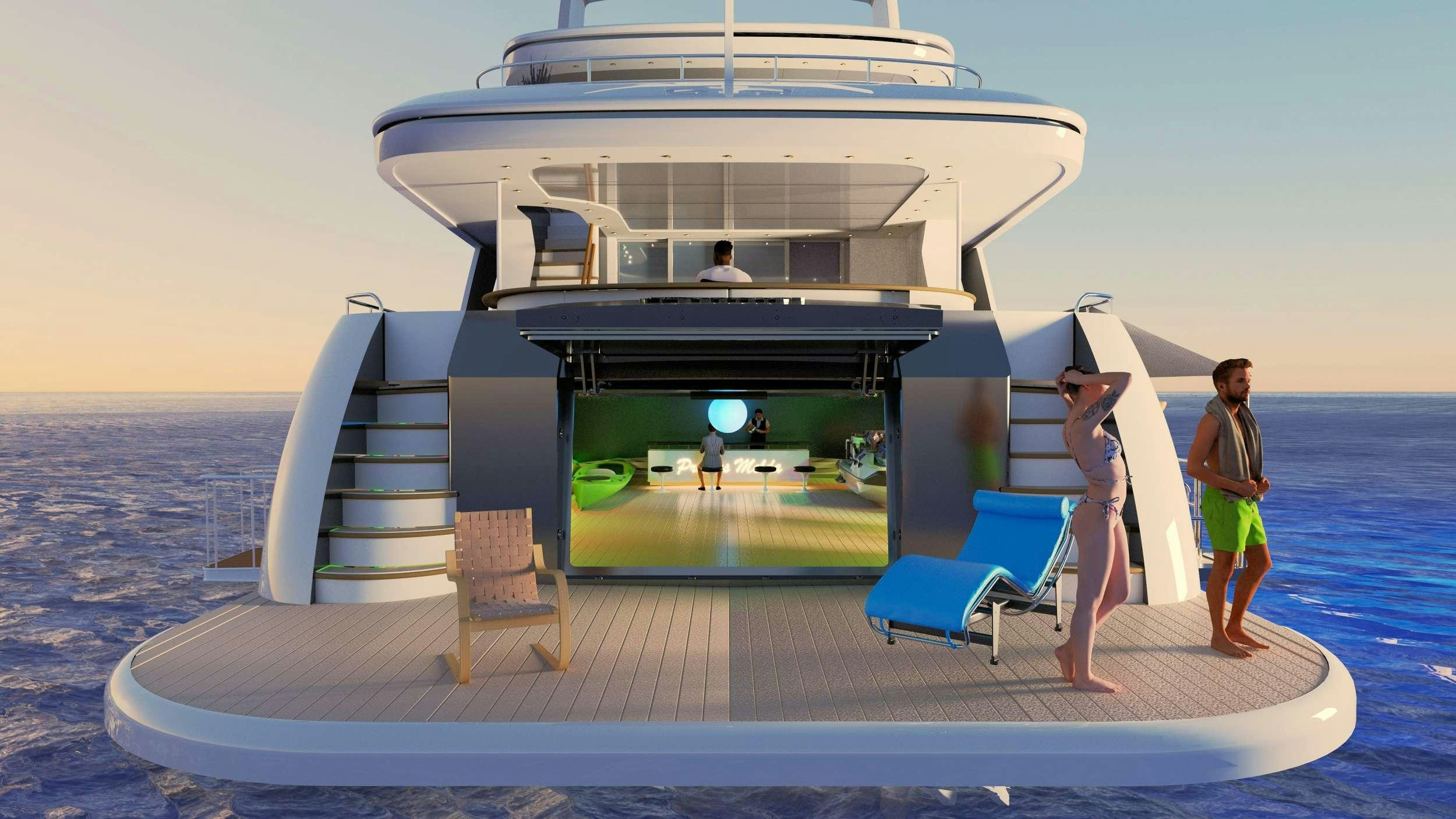 a boat on the water aboard PRINCESS MELDA Yacht for Charter