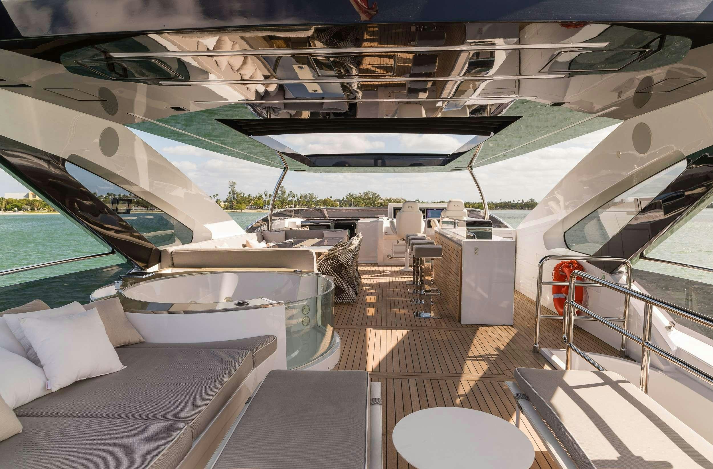 inside of a boat aboard THE PEDDLER Yacht for Charter