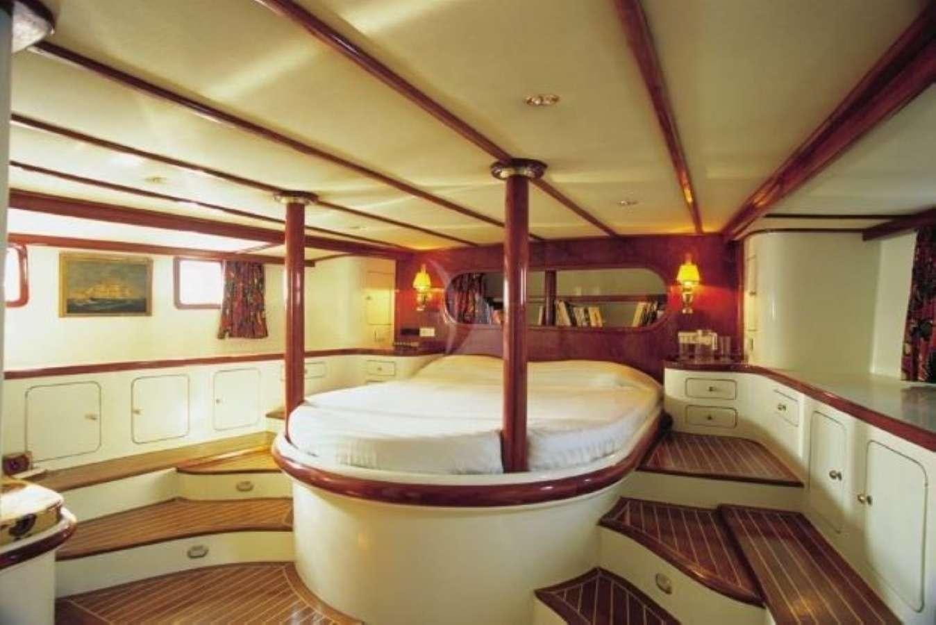 a large white tub in a bathroom aboard ALMYRA Yacht for Charter