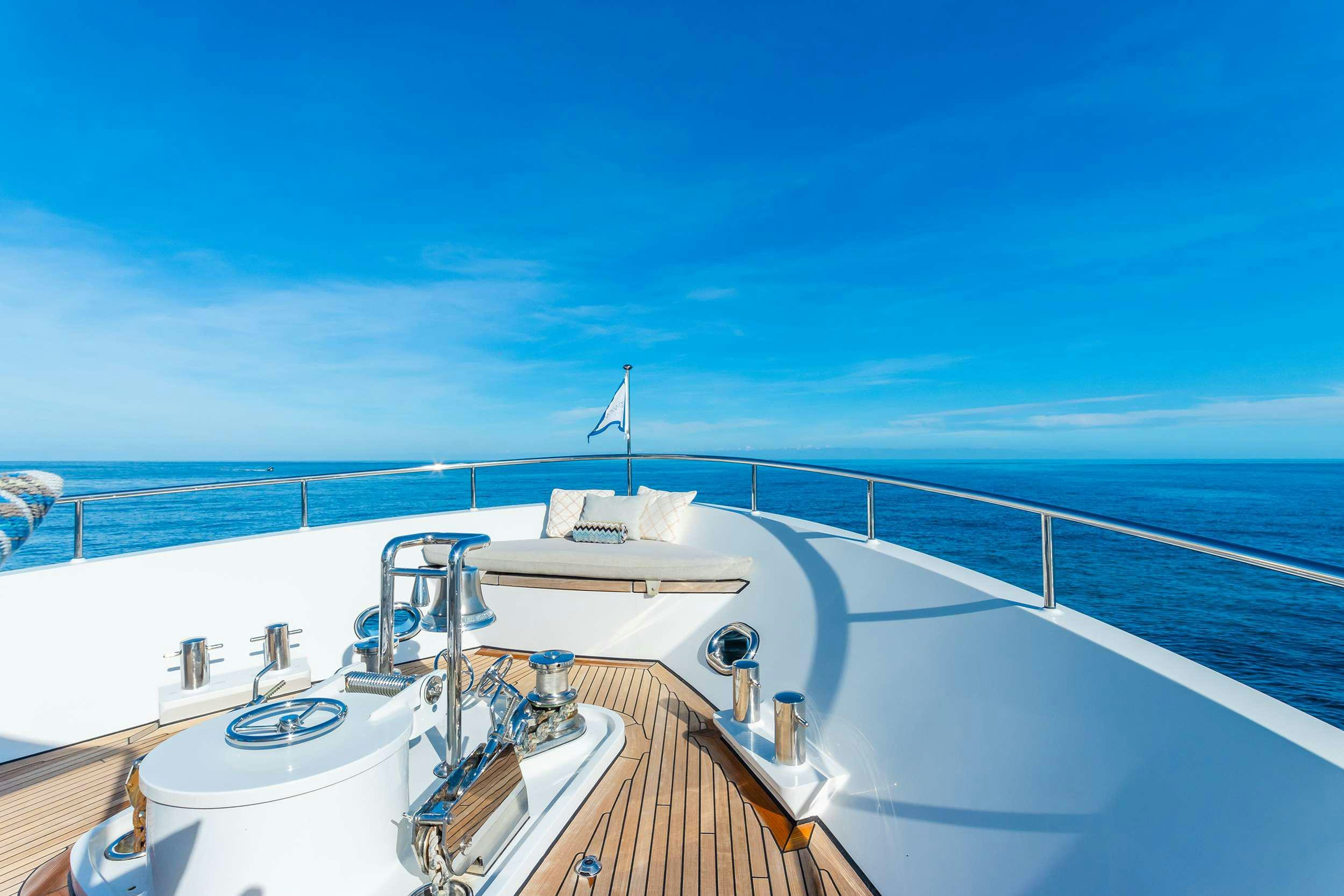 a boat on the water aboard HEERLIJCKHEID Yacht for Charter