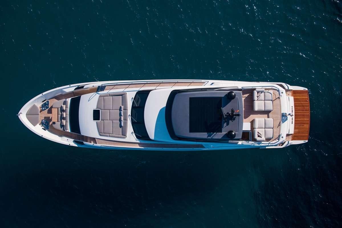 a boat in the water aboard SEVEN Yacht for Charter