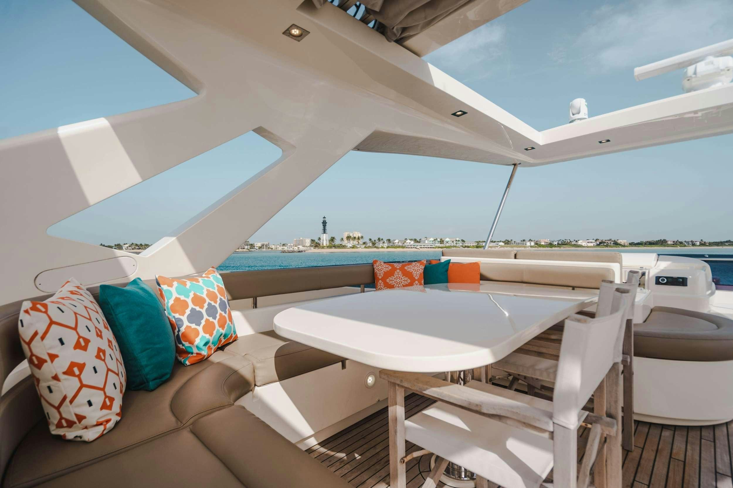 a boat on the water aboard MIRABILIS Yacht for Charter