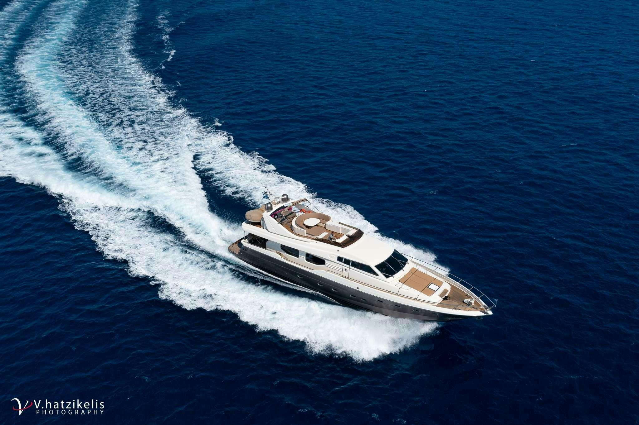 a boat on the water aboard NATASSA Yacht for Charter