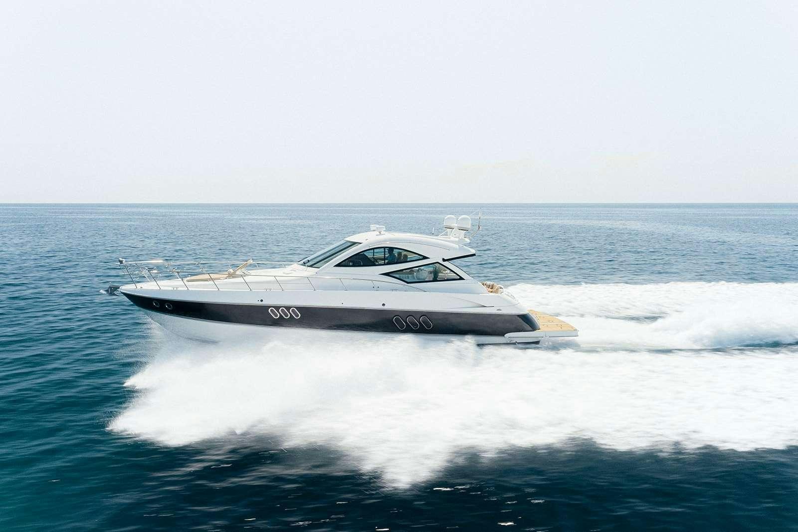 a boat on the water aboard EPIC Yacht for Charter