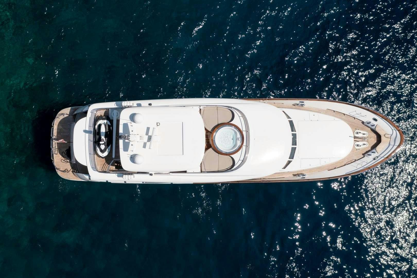 a silver and gold camera aboard SEA BREEZE II Yacht for Charter