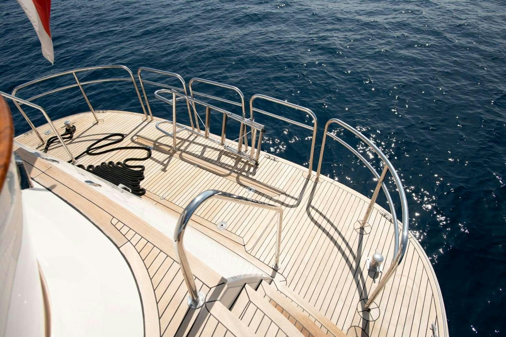 a boat on the water aboard SEA BREEZE II Yacht for Charter