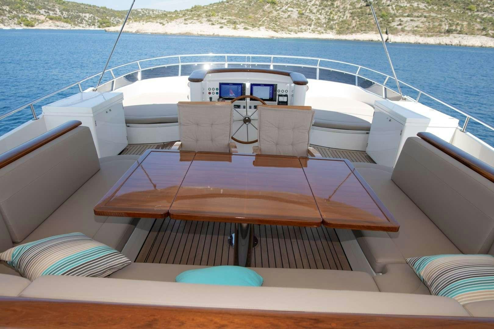 a boat on the water aboard SEA BREEZE II Yacht for Charter