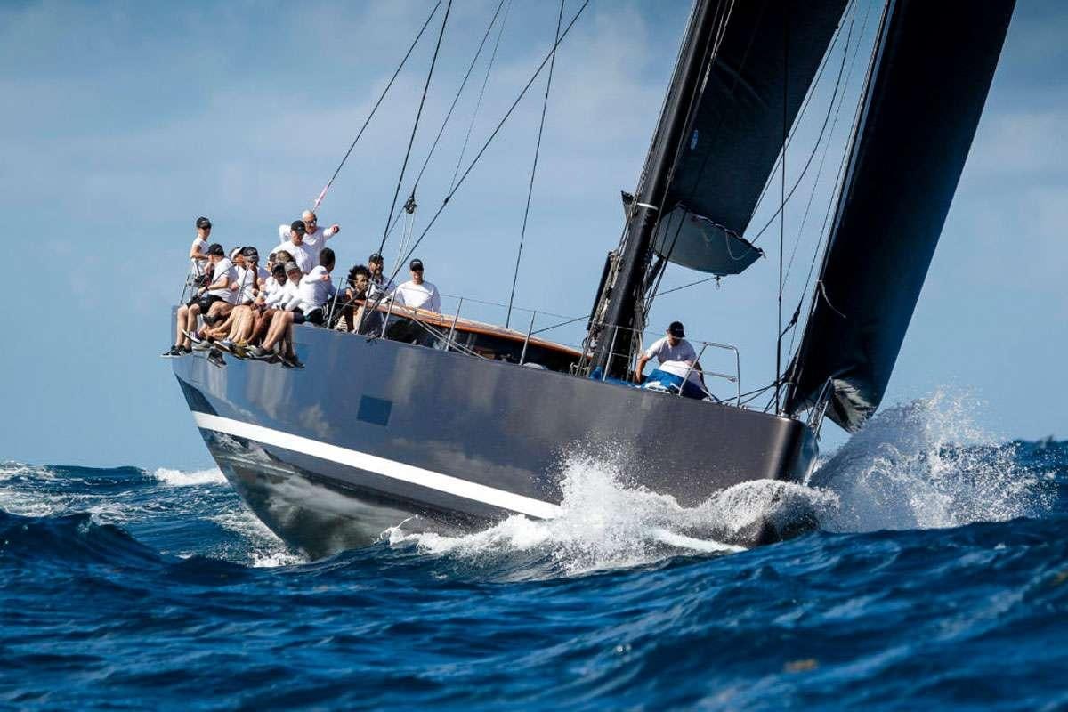 a boat with people on it aboard SOLARIS 72 Yacht for Charter