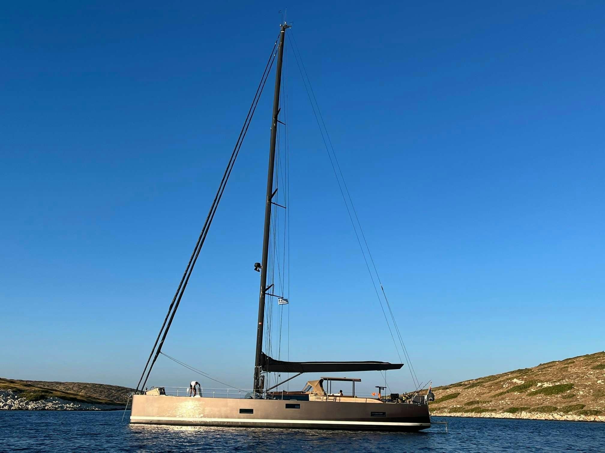 a sailboat on the water aboard SOLARIS 72 Yacht for Charter