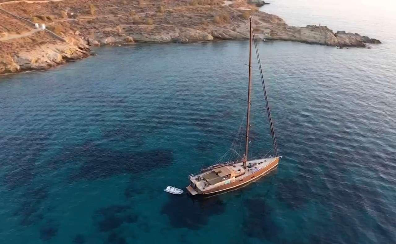 a boat on the water aboard SOLARIS 72 Yacht for Charter
