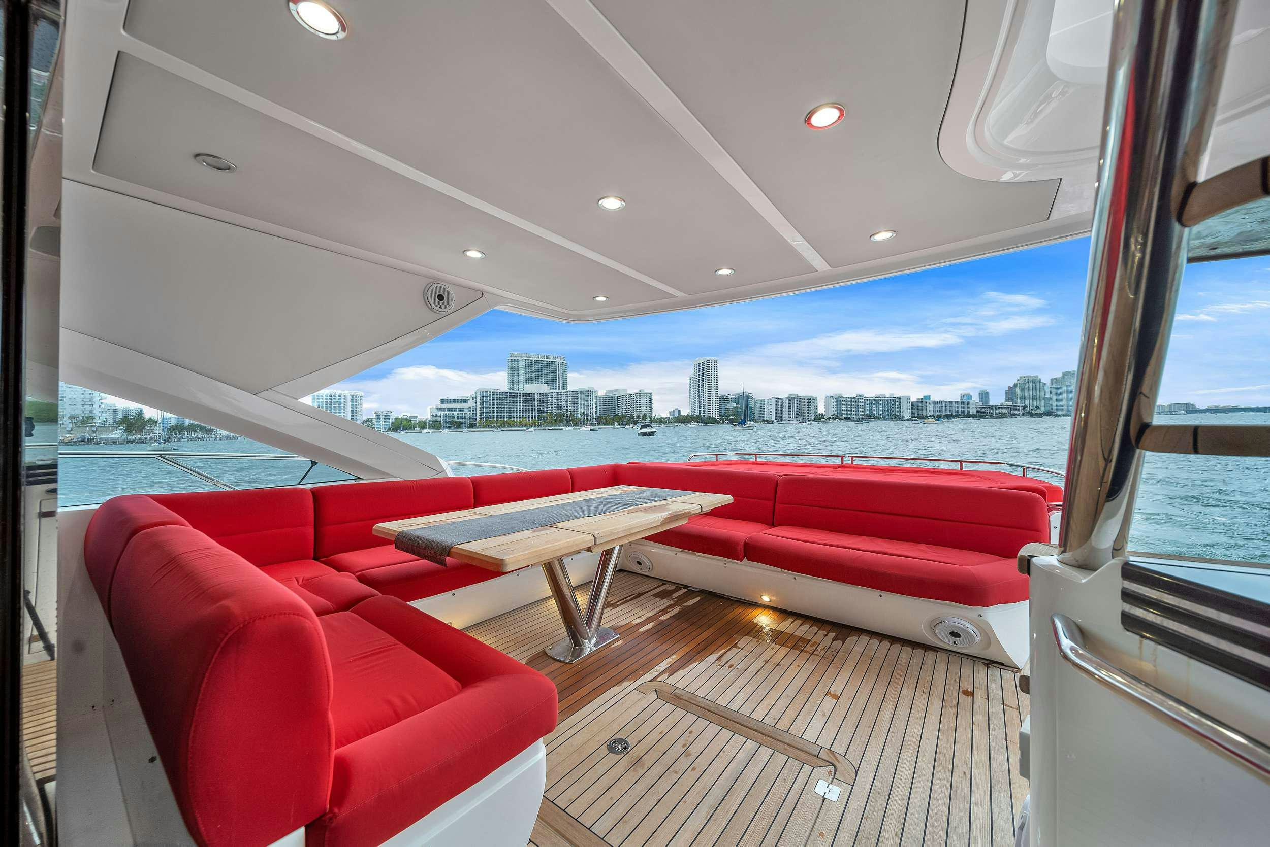 inside of a boat aboard GEM Yacht for Charter