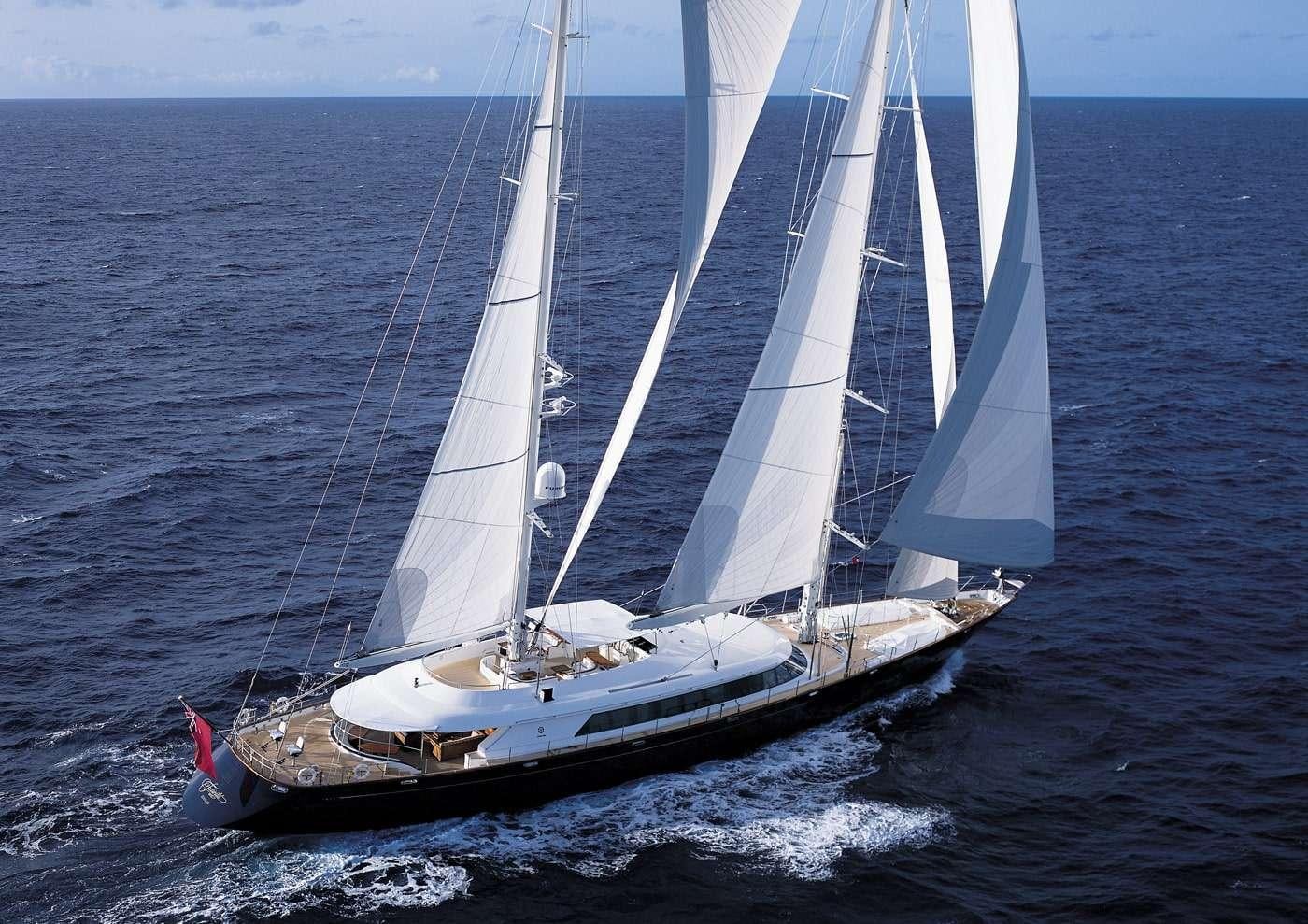 a sailboat on the water aboard ALMYRA II Yacht for Charter